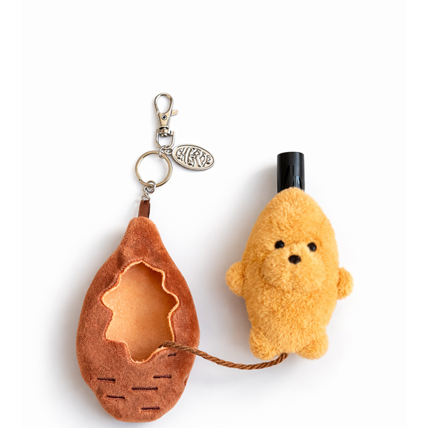 CHEROP モンモ mongmo キーリング フード 正規品 Sweet potato Mongmo Bag Charm : cherop mongmo