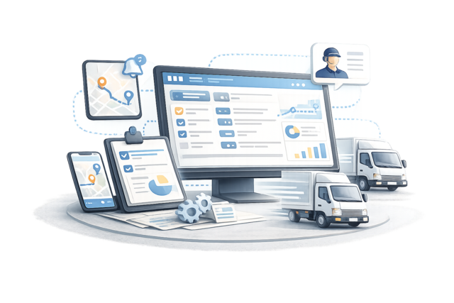 1톤용달 기사 등록 완료 후 배차 시스템 연계