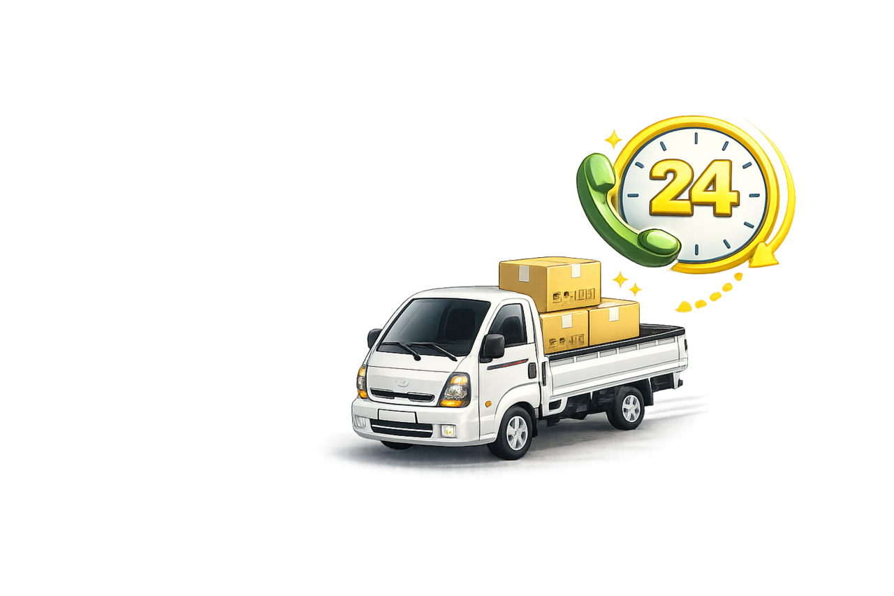 산청군 1톤용달 기사 인성데이타, 24시 콜화물 배차 시스템