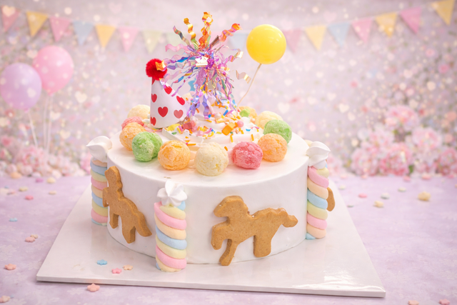 NEW 회전목마 케이크 만들기