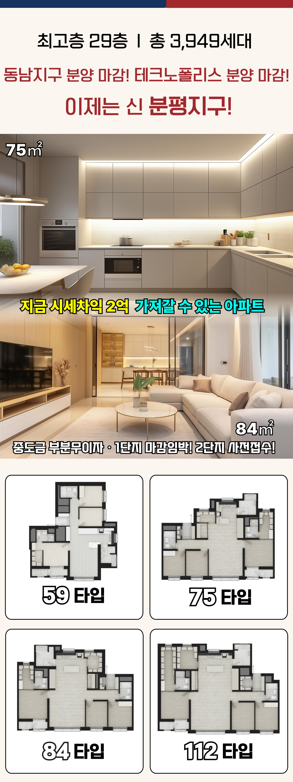 신분평 더웨이시티 평형