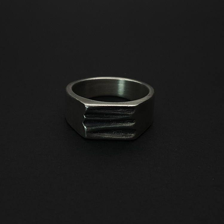 CREASE RING : knoksilver