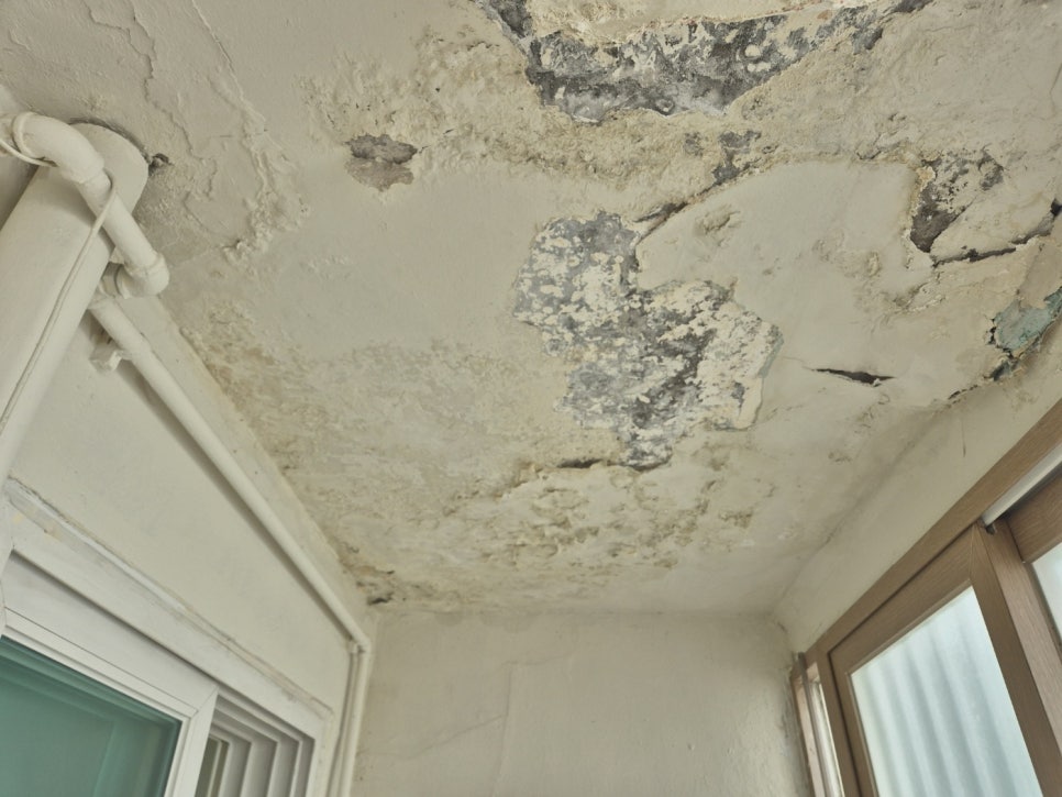 베란다 방수층 손상 현장