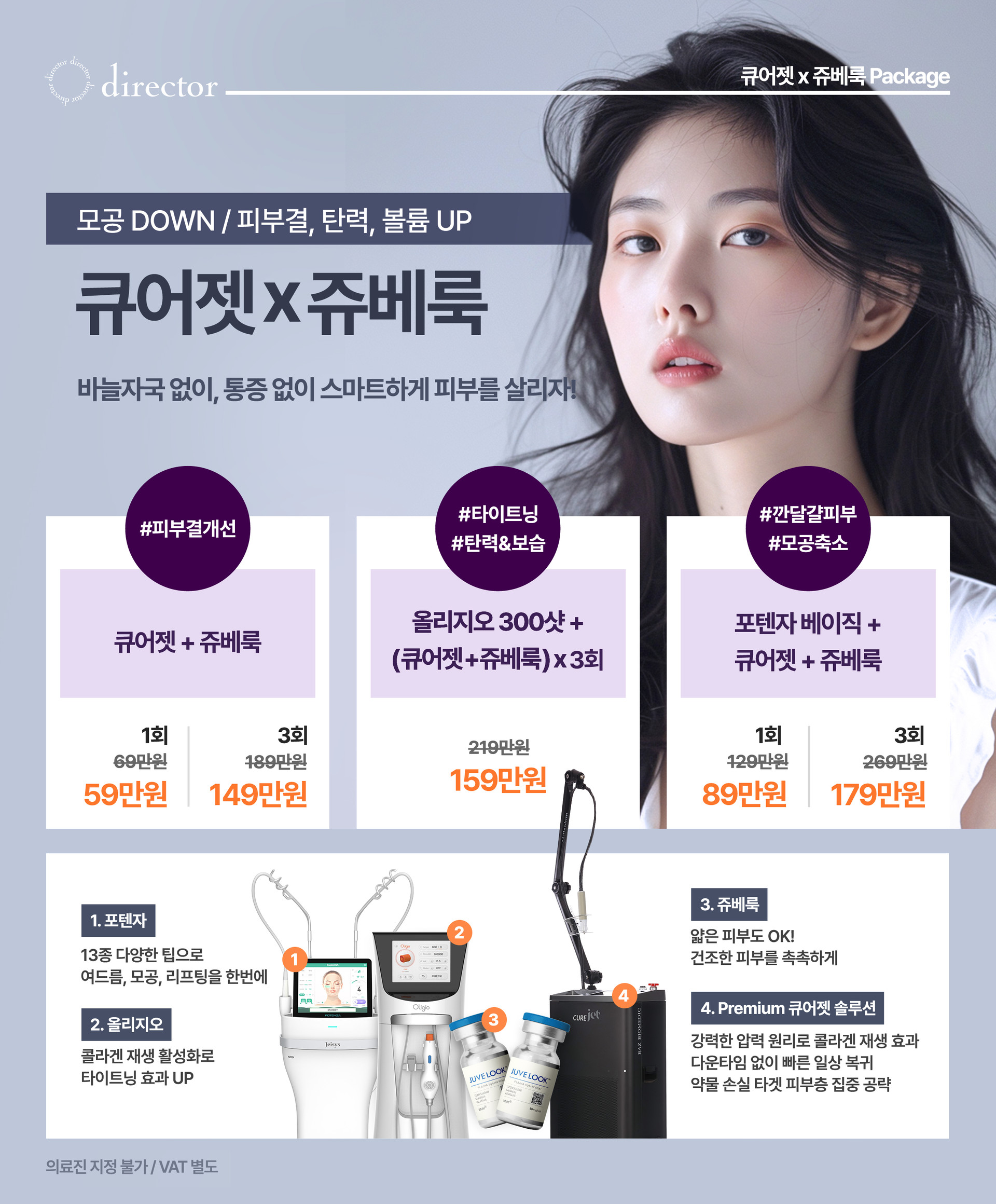 모공, 여드름 흉터를 집중 케어하고 콜라겐 생성을 촉진하는 스킨부스터 프로그램