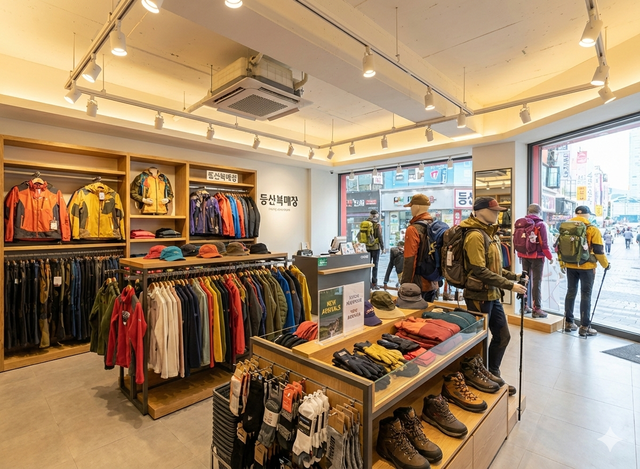등산복/아웃도어폐점