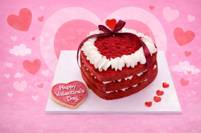 NEW 러브 하트 케이크 만들기