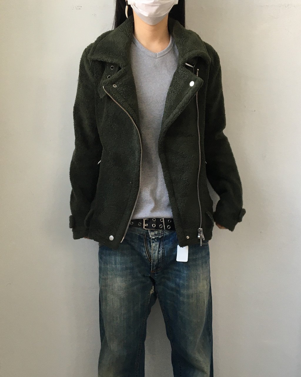Belted fleece rider jacket : sanmountains