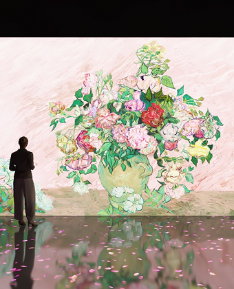 ROSES - VINCENT VAN GOGH, 시간의 흐름에 따라 변화하는 고흐의 장미. - 아르떼뮤지엄 부산