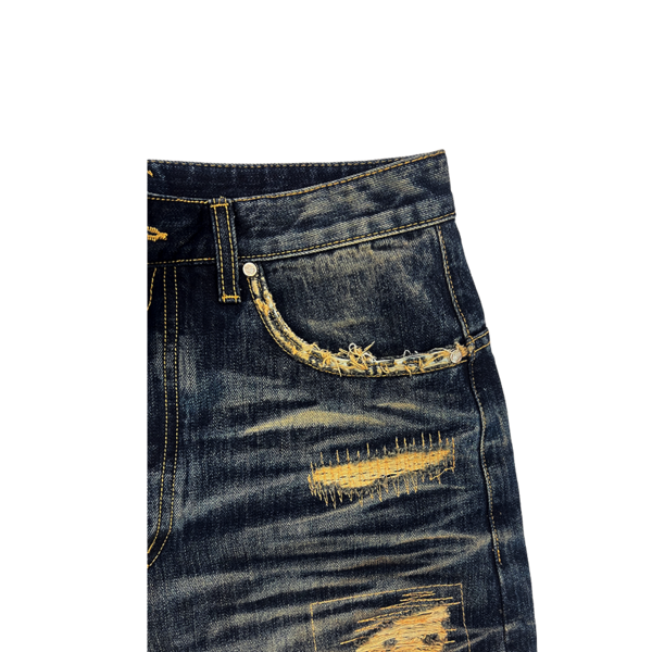 SICK BOY DENIM PANTS - NAVY : PACOSPLY