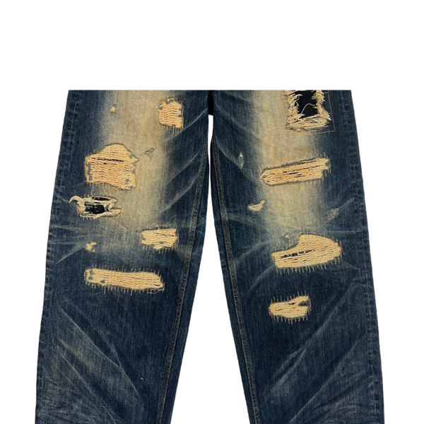 SICK BOY DENIM PANTS - NAVY : PACOSPLY
