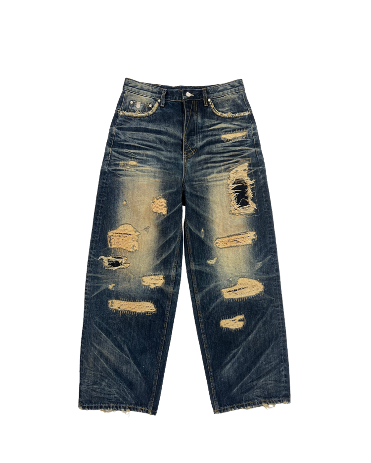 デニム+ジーンズ PACO SPLY SICK BOY DENIM PANTS - NAVY SICK BOY DENIM PANTS - NAVY : PACOSPLY