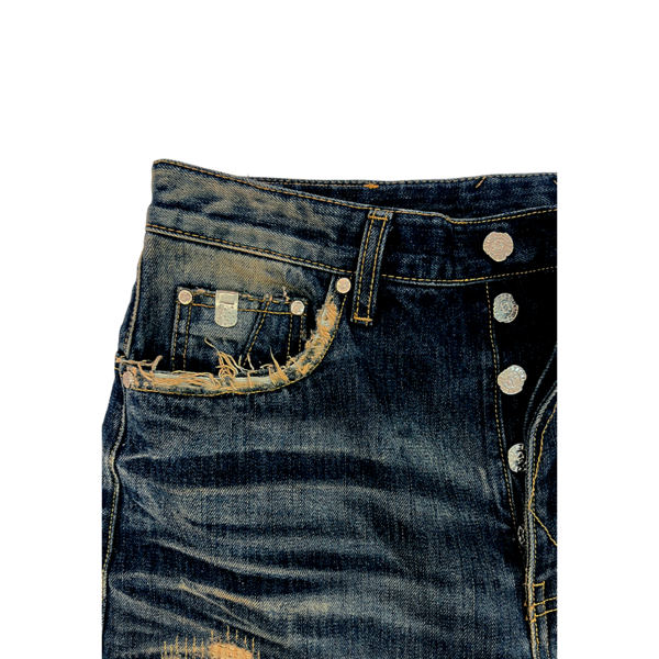 SICK BOY DENIM PANTS - NAVY : PACOSPLY