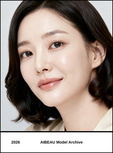 성형외과 피부과 클리닉 병의원 고퀄리티 AI 중년 여성 모델 화보 이미지
