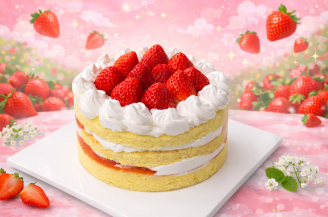 딸기 케이크 만들기