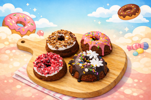 퐁당 구운도넛 만들기