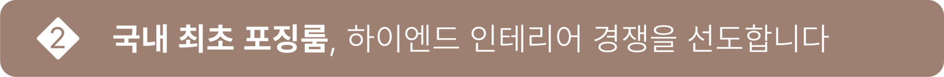 국내 최초 포징룸, 하이엔드 인테리어 경쟁을 선도합니다