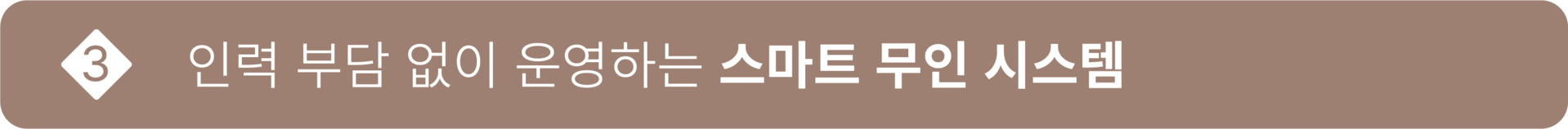 인력 부담 없이 운영하는 스마트 무인 시스템