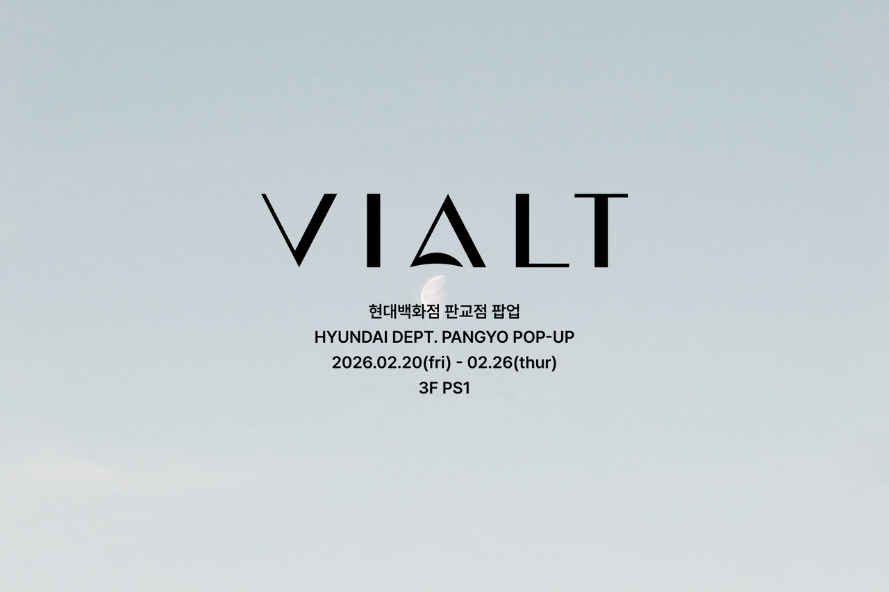 <p style="font-size: .8em;"><br>현대백화점 판교점 팝업 <br> HYUNDAI DEPT. PANGYO POP-UP <br> 2026.02.20(fri) - 02.26(thur) <br> 3F PS1</p>