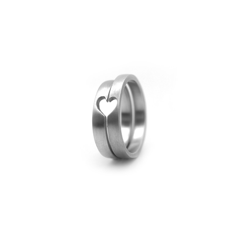 JOINED HEART RING : saltpond