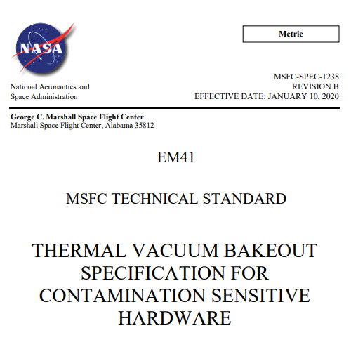 ASTM E595 아웃개싱 설명
