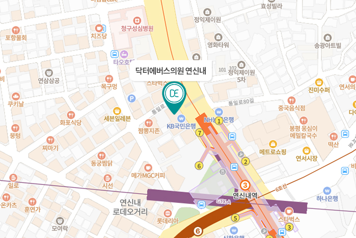 닥터에버스의원 연신내점 지도