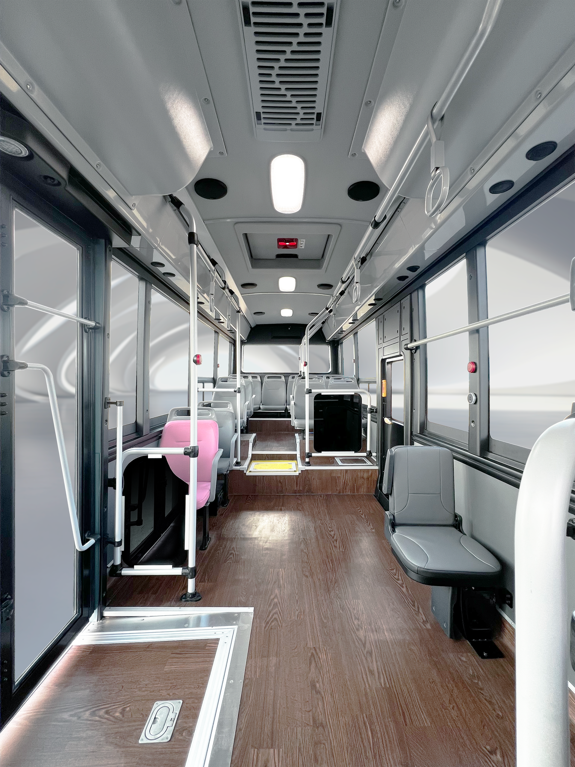 시내버스 시트 및 실내 레이아웃 (49인승)