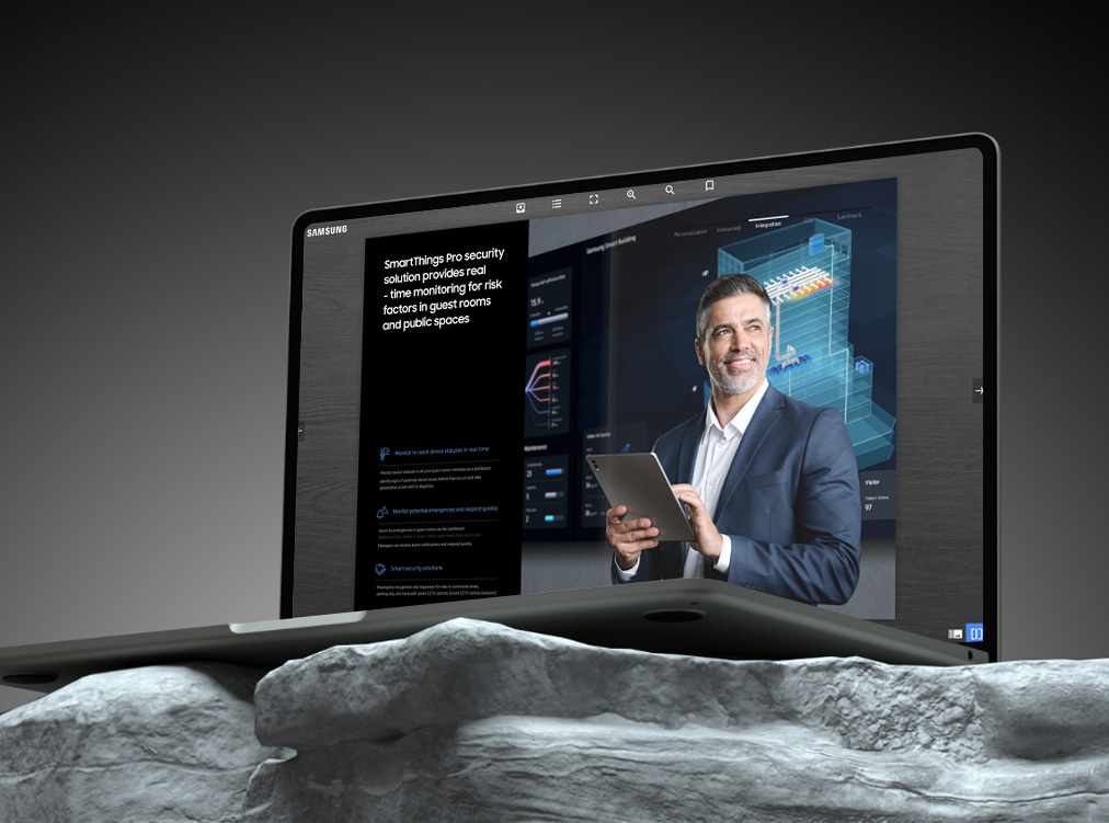 삼성전자 웹 브로슈어 모션 인터랙션 디자인