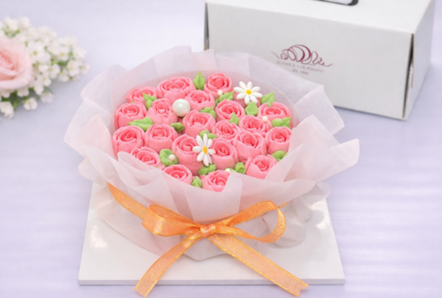 NEW 꽃다발 케이크 만들기