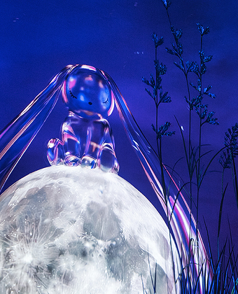 JUNGLE GLOW, 어둠이 찾아온 깊은 밤, 반짝이는 생명체들이 빛을 밝히는 정글.  - 아르떼뮤지엄 부산