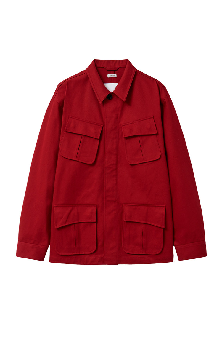 SQ MODULE FATIGUE JACKET Crimson Red : YOUCHE PRET A PORTER
