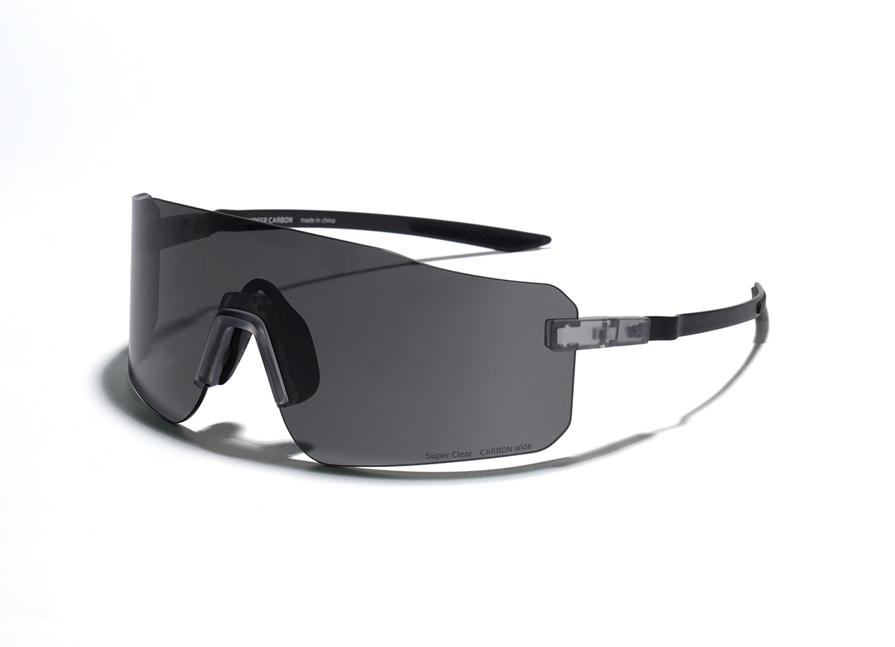 Carbon Wide_Smoke Black Lens