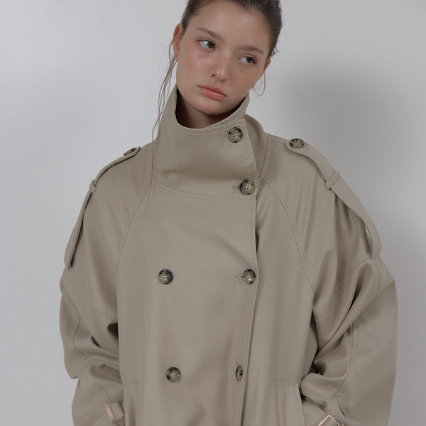AUTHENTIC TRENCH JACKET (BEIGE) : ASURA