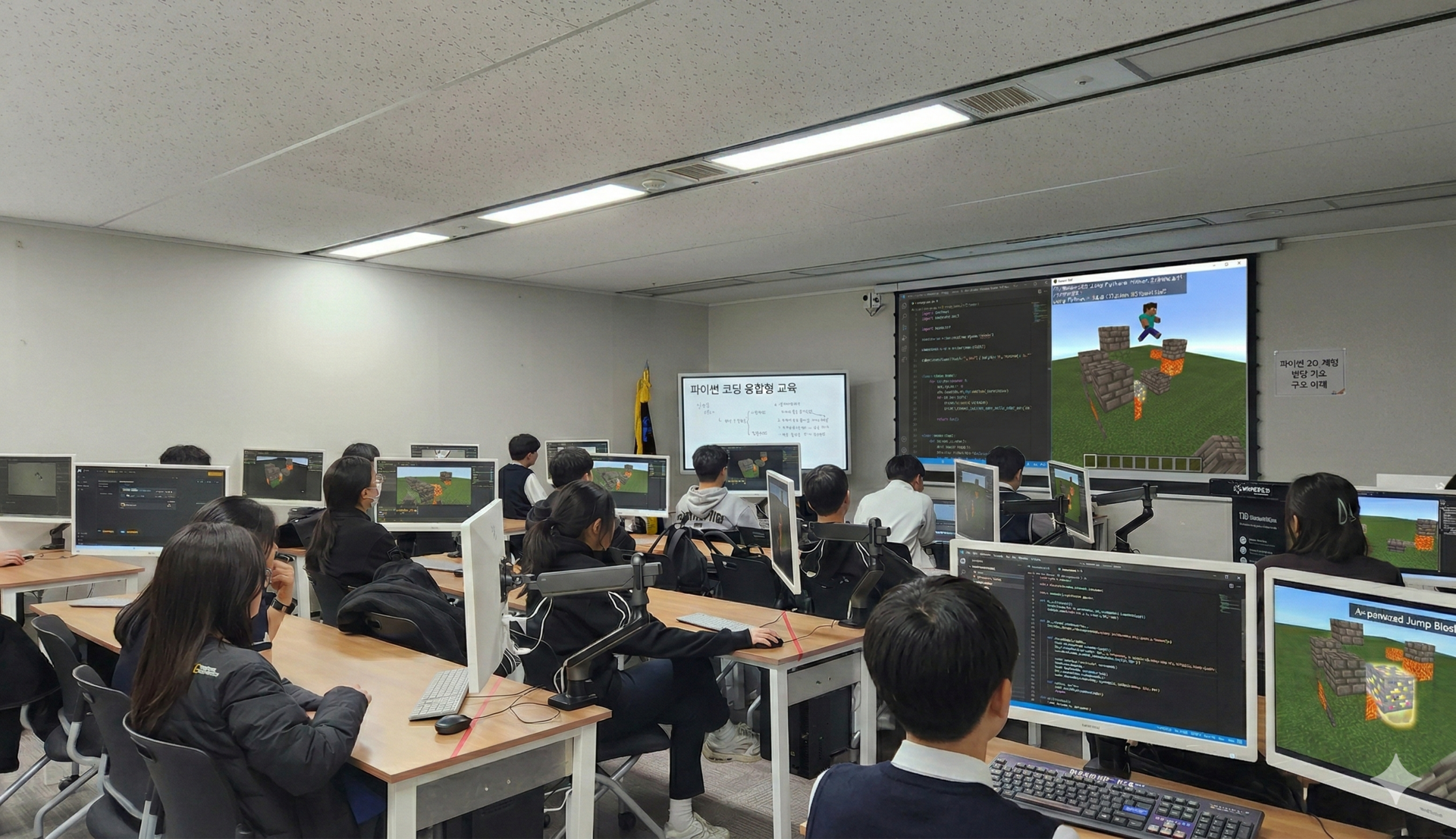 중학생 체험 이미지