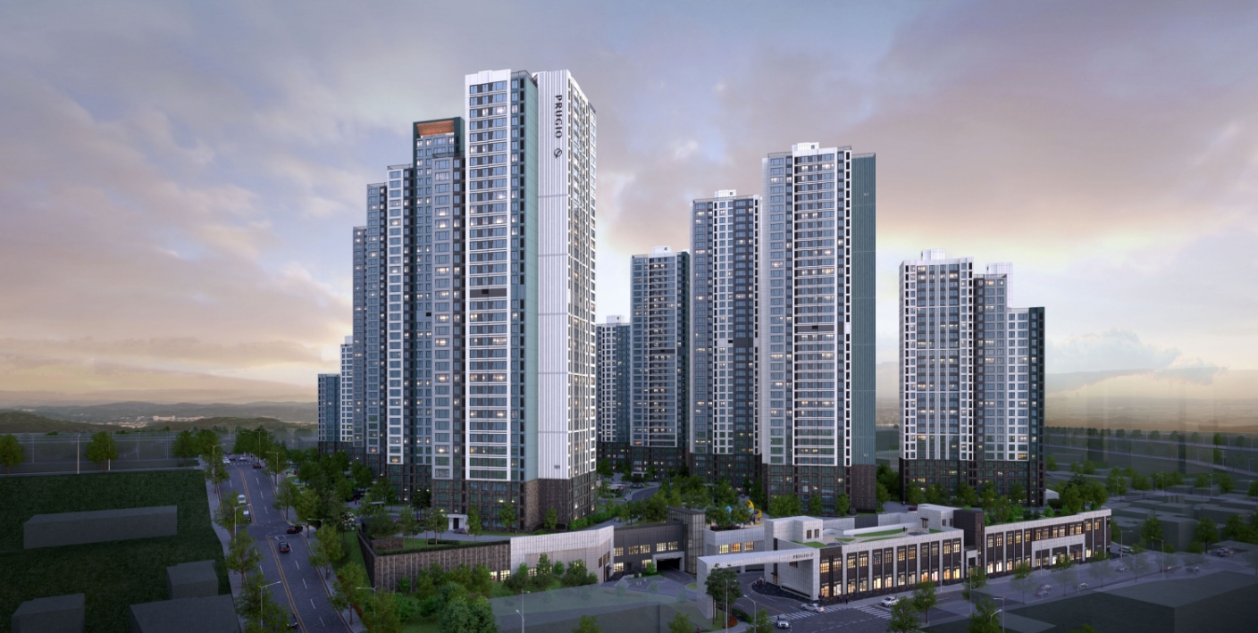 동래 푸르지오 에듀포레 사업개요 조감도 | 단지 전경 및 외관 디자인