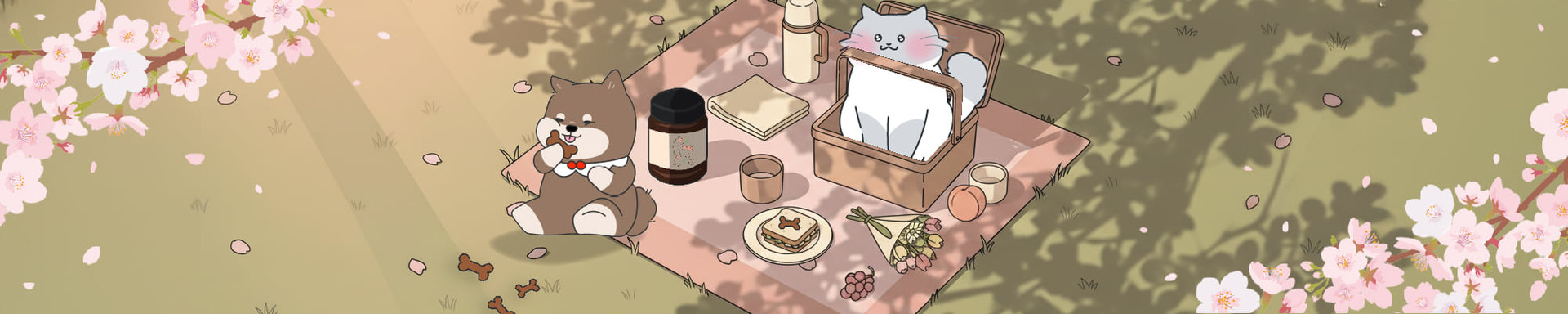 디어랩스 공식 홈페이지 사계절 하단배너 봄