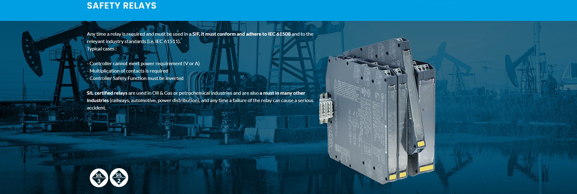 SIL3 Safety Relay