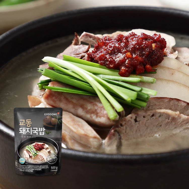 [교동] 돼지국밥 500g 7팩 : RÉELE