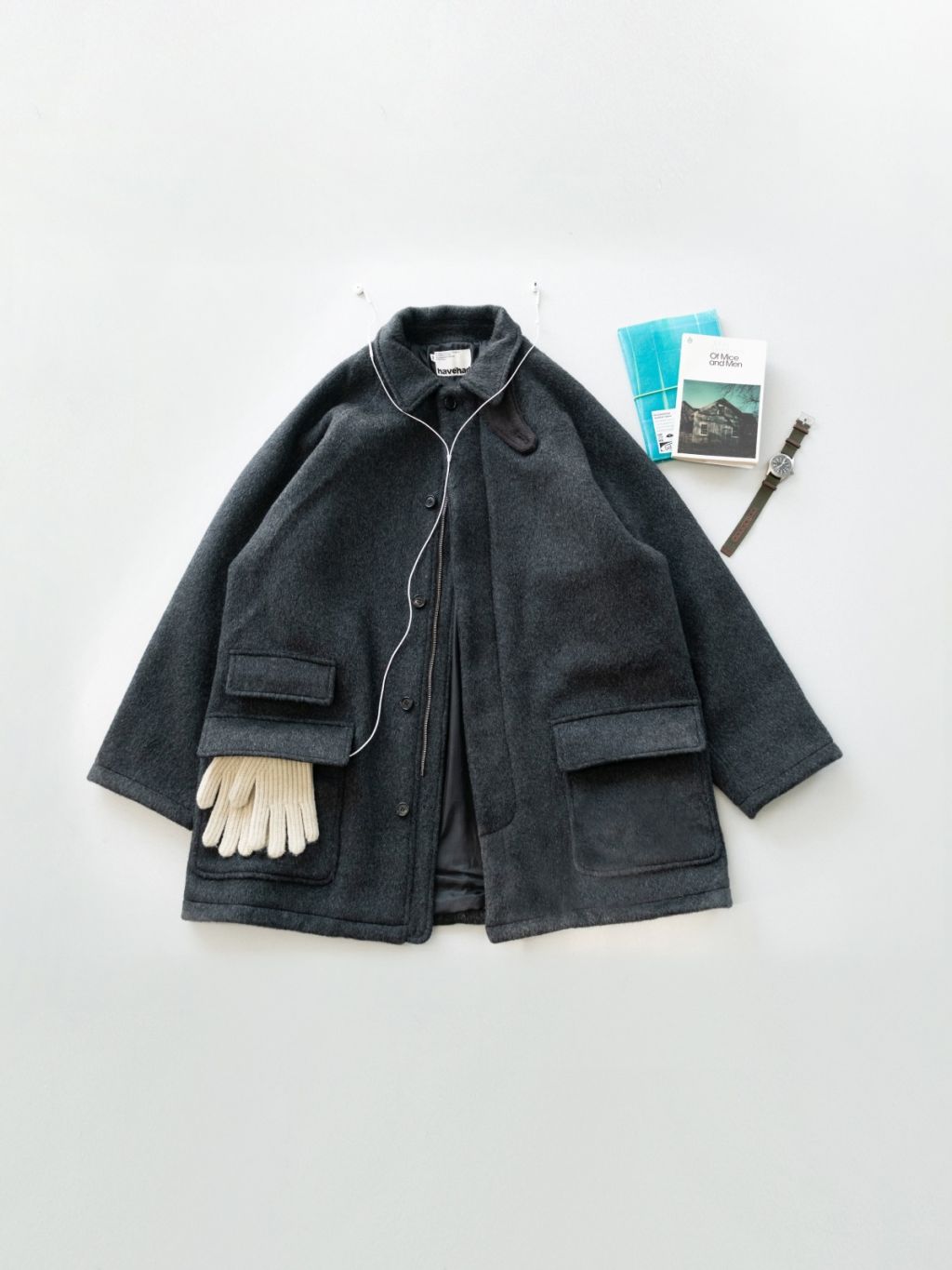 City Wool Half Coat (Charcoal) : 해브해드 Havehad | 바른 도시 생활