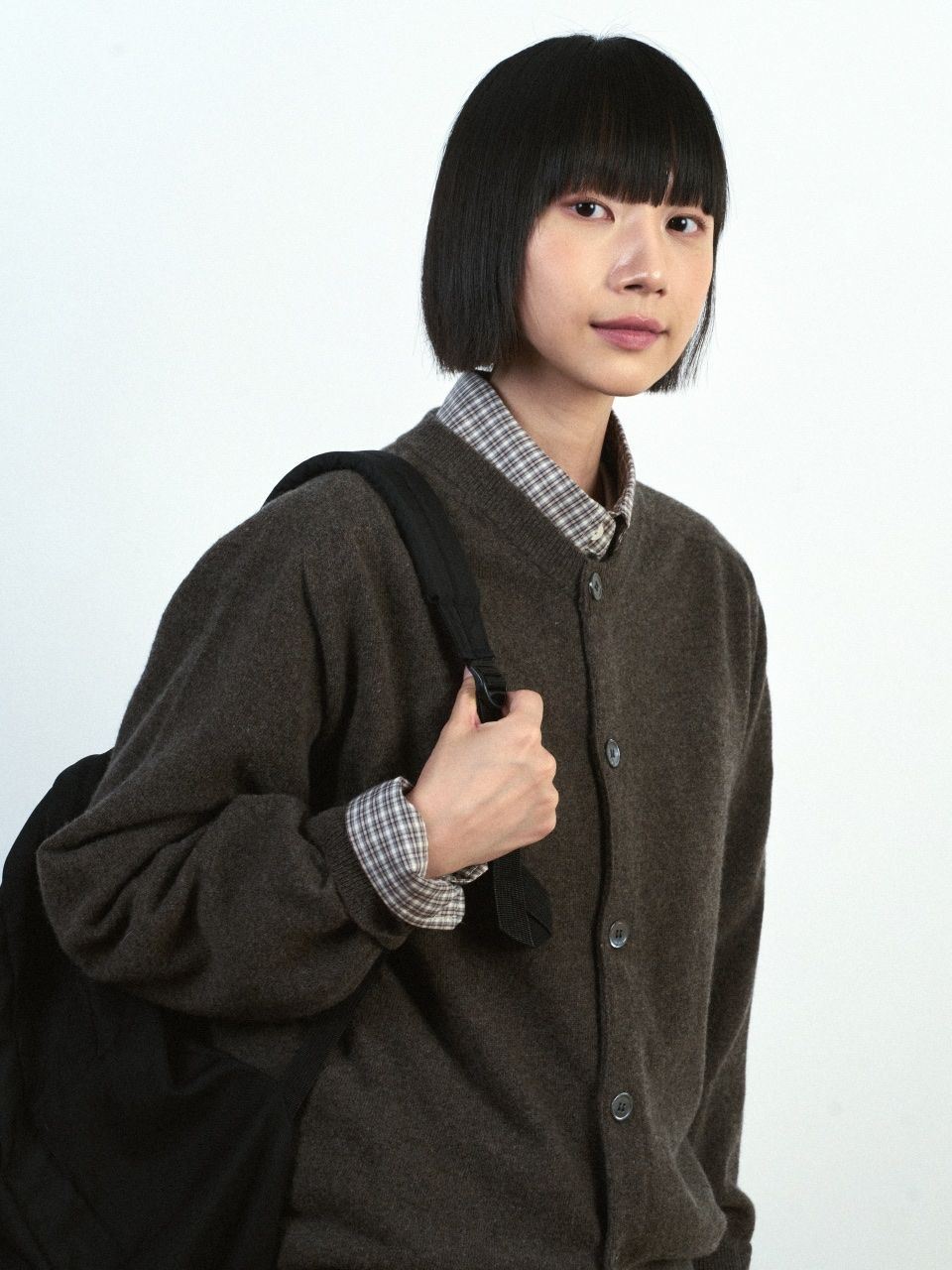 havehad ウール混カーディガン Deep Khaki A2 商品 | Havehad