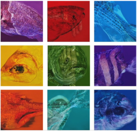 문희주, personal color 시리즈, 캔버스에 유화, 60x60.6cm, 2024