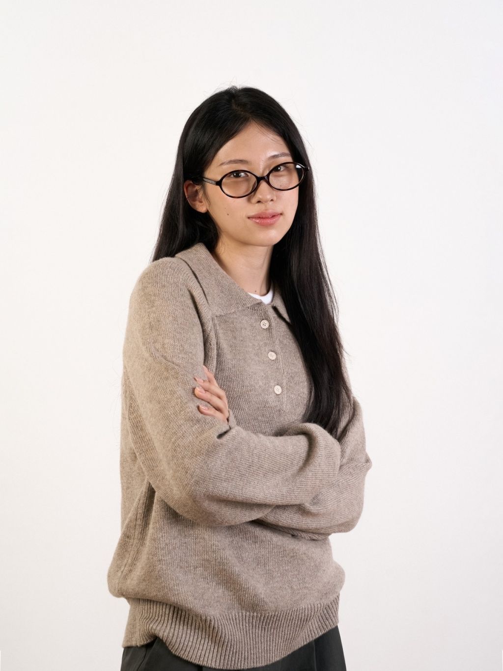havehad Yak Wool Collar Knit M ベージュ Yak Wool Collar Knit (Beige) : 해브해드 Havehad | 바른 도시 생활 복장