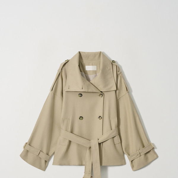 ジャケット・アウター ASURA AUTHENTIC TRENCH JACKET (BEIGE) AUTHENTIC TRENCH JACKET (BEIGE)(4.30 PRE-ORDER DELIVERY) : ASURA