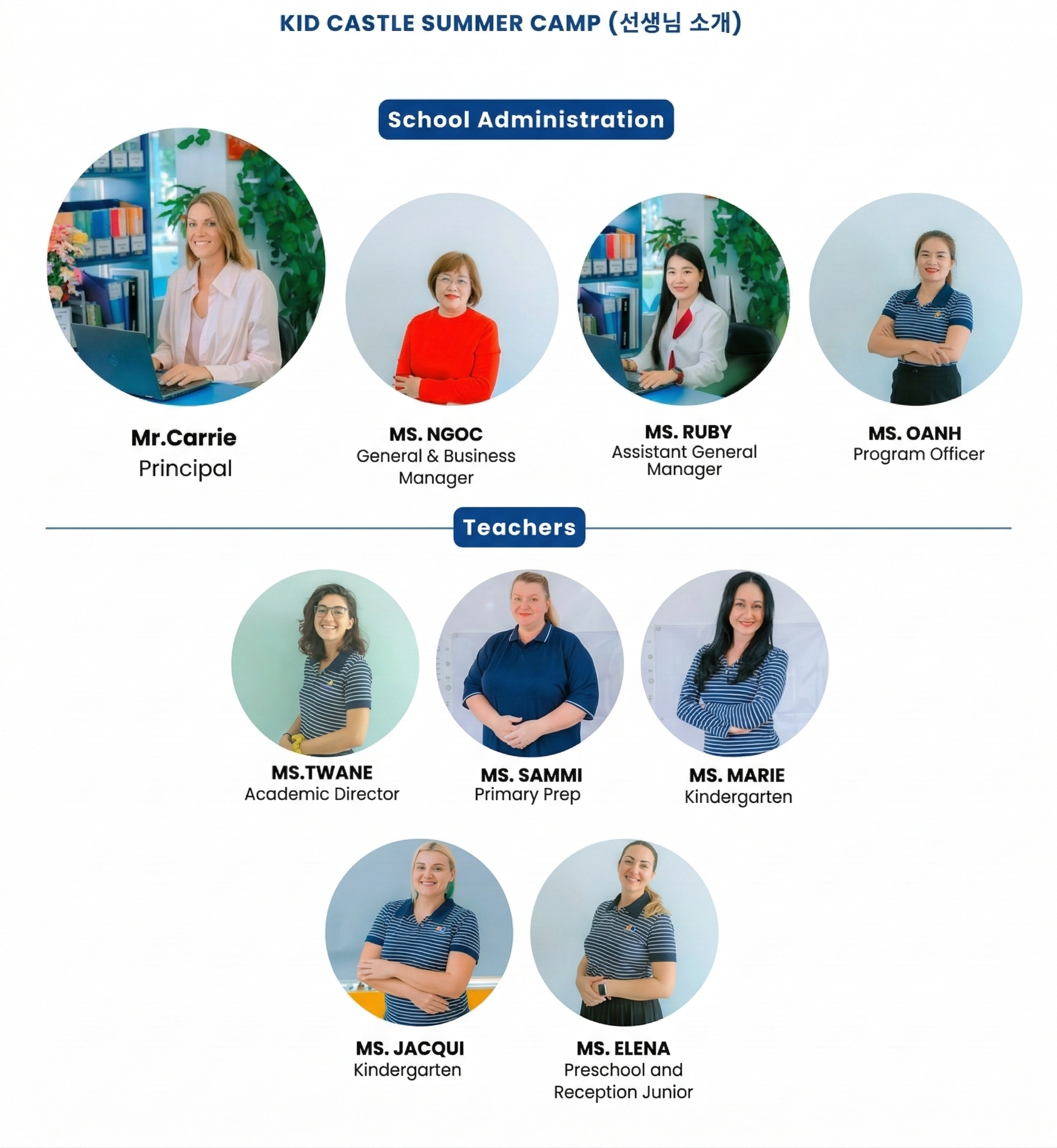 나트랑 키드캐슬 선생님