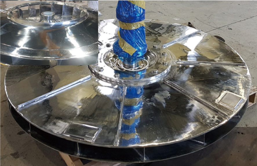 보령화력 - CO2 포집 Boosting Blower Impeller Buffing