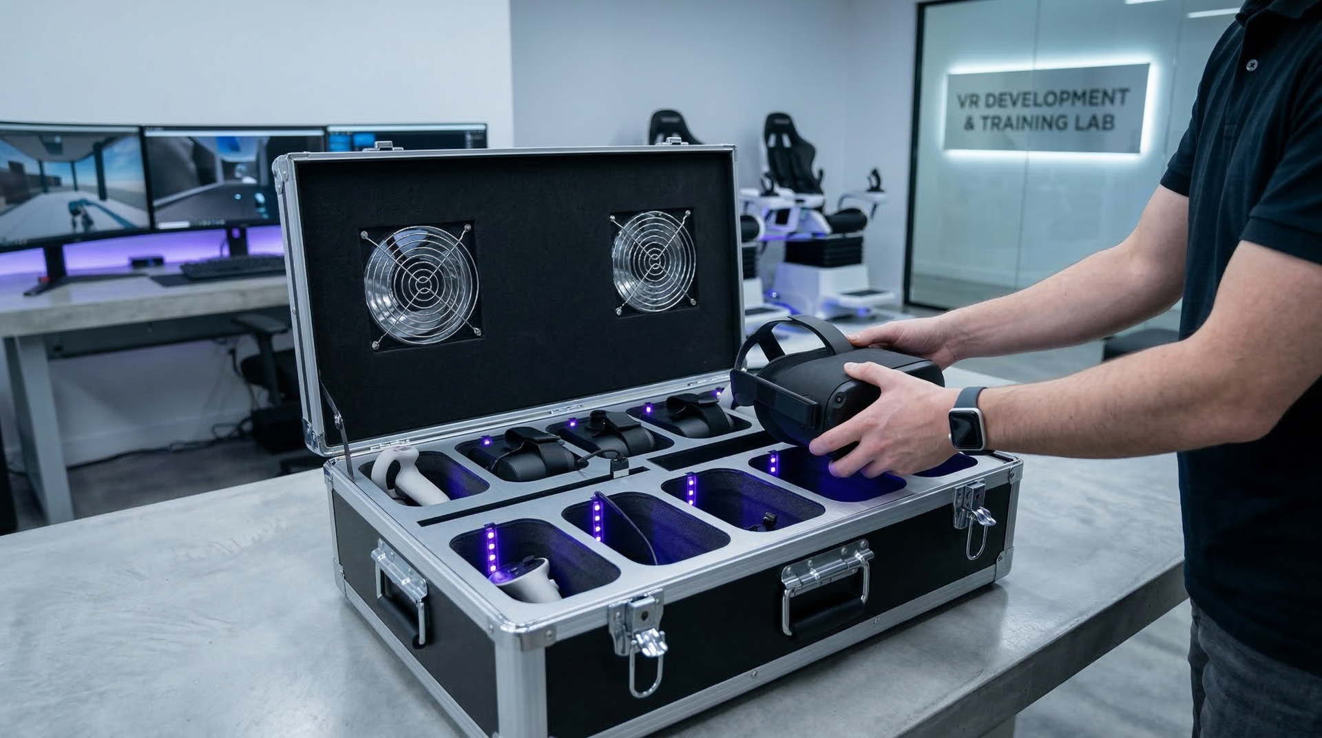 UV Sterilization LED and Internal Cooling Fan