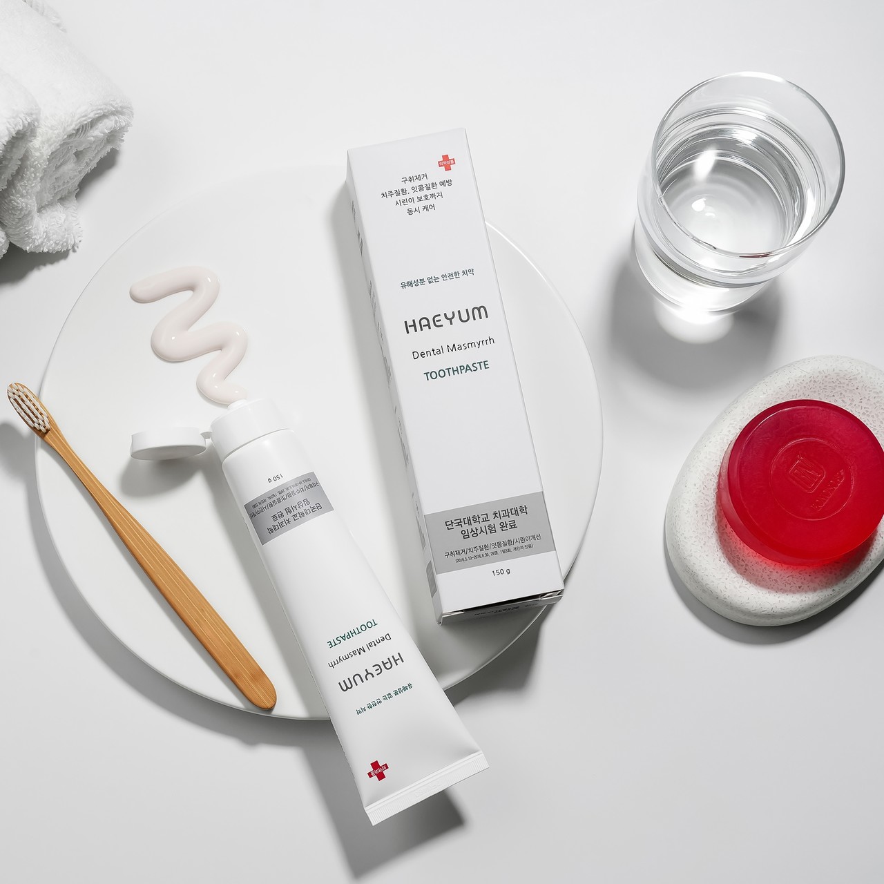 전 성분 자연유래원료 임산부& 면역력이 낮은 환자도 사용 가능한 기능성 치약