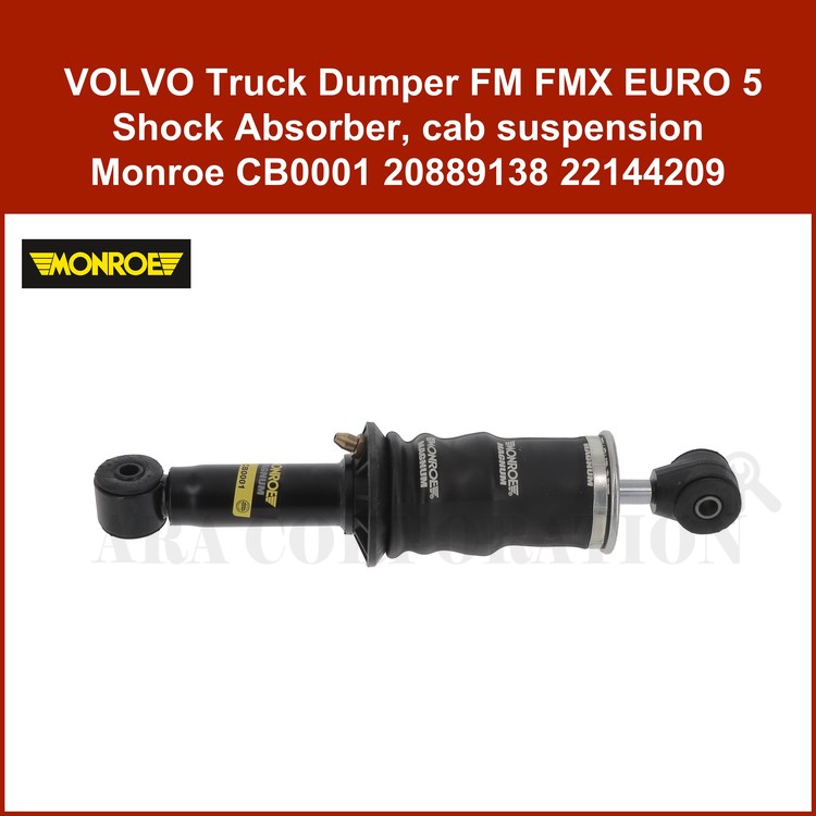 Monroe Cab Shock Absorber CB0001 for Volvo FM FMX EURO 5 Truck ...