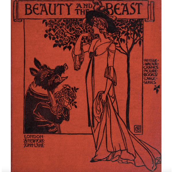ウォルター・クレインの幻想童話 (1900)：美女と野獣 & カエルの王子
