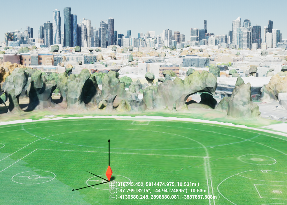 Geo-referencing Digital Twin