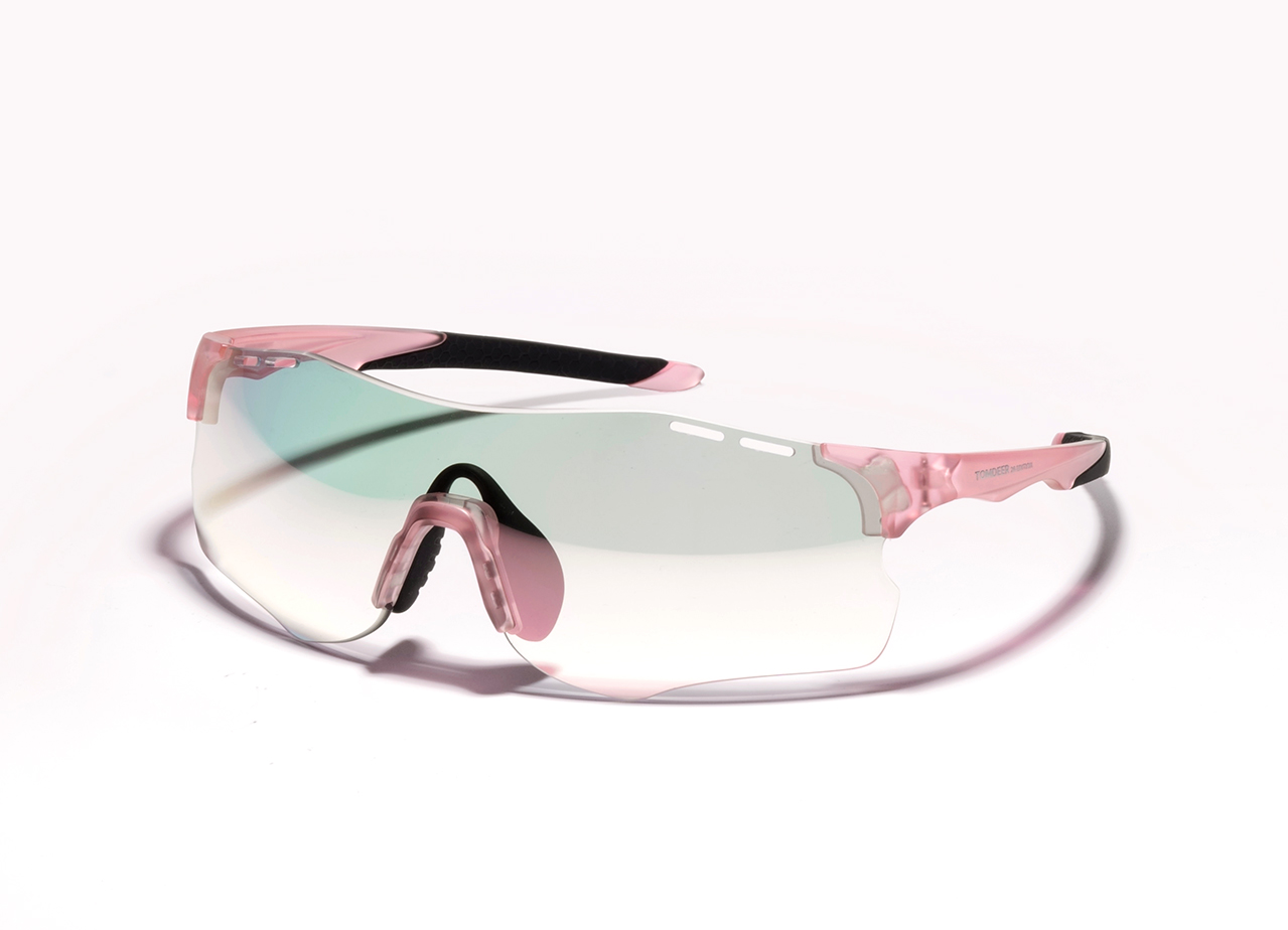 Semi-Peach Pink Crystal Frame 